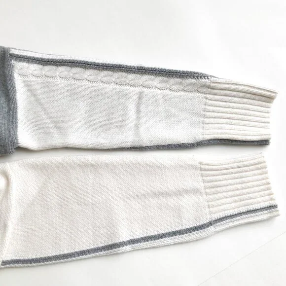 Zaket & Plover Wool Blend Cable Trim Sweater - Picture 10 of 11